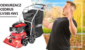 Cedrus Odkurzacz Spalinowy + Wertykulator Spalinowy Do Liści 4w1 (LV58S) 29