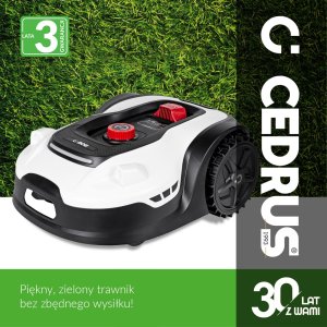 Robot koszący Cedrus CEDRUS M5 ROBOT KOSZĄCY KOSIARKA AUTOMATYCZNA DO TRAWY C-MOW 500m2 - OFICJALNY DYSTRYBUTOR - AUTORYZOWANY DEALER CEDRUS 31