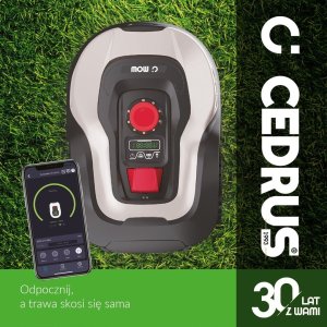 Robot koszący Cedrus CEDRUS M5 ROBOT KOSZĄCY KOSIARKA AUTOMATYCZNA DO TRAWY C-MOW 500m2 - OFICJALNY DYSTRYBUTOR - AUTORYZOWANY DEALER CEDRUS 33