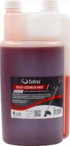Cedrus CEDRUS MIX 1L 1000ML 2-SUW OLEJ SILNIKOWY DO BENZYNY MIESZANKI PALIWOWEJ do silników dwusuwowych Kos Pilarek Dmuchaw Podkaszarek Nożyc Sekatorów Opryskiwaczy itp.do silników dwusuwowych 6