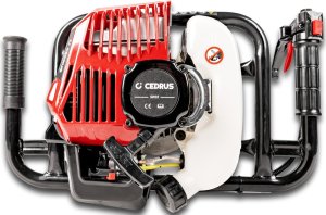 Cedrus CEDRUS SW03 WIERTNICA GLEBOWA SPALINOWA ŚWIDER GLEBOWY DO ZIEMI Z AMORTYZATOREM + WIERTŁO 200mm GRATIS - OFICJALNY DYSTRYBUTOR - AUTORYZOWANY DEALER CEDRUS 2