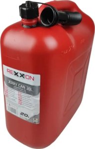Cedrus REXXON 20L KANISTER Z LEJKIEM ZBIORNIK BAŃKA POJEMNIK NA PALIWO BENZYNĘ PŁYNY KARNISTER Z ATESTEM 4