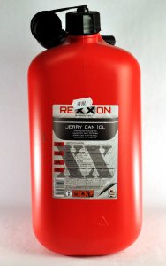 Cedrus REXXON 10L KANISTER Z LEJKIEM ZBIORNIK BAŃKA POJEMNIK NA PALIWO BENZYNĘ PŁYNY KARNISTER Z ATESTEM 3