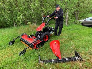 Kosiarka spalinowa Cedrus RTJ13 KOSIARKA BIJAKOWA KARCZOWNIK KARCZOWNICA DO WYSOKIEJ TRAWY DO TRAKTORKA TRAKTORA CEDRUS TJ01 CEDRUS TJ02 CEDRTJ13 DZIK JANSEN AGRO GRILLO MURATORI EWIMAX CEDRUS 5