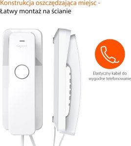 Telefon stacjonarny Gigaset Gigaset DESK 200 weiß 2