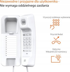 Telefon stacjonarny Gigaset Gigaset DESK 200 weiß 3