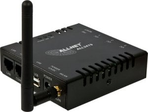 System przekazu sygnału AV Allnet ALLNET MSR Zentrale ALL3419 inkl. 3 Sensor Ports & WLAN & Temperaturfühler ALL3006 für IP Gebäude Automation 1