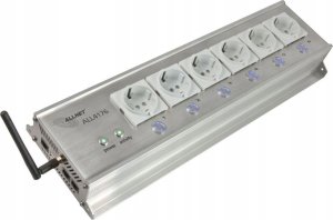 Allnet ALLNET MSR IO Zentrale Schaltsteckdosenleiste 6-fach inkl. Messgerät für Desktop & 19 Montage ALL4176 für IP Gebäude Automation ALL4176v3 1