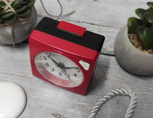 Lavvu Budzik Lavvu LAS3047 klasyczny czerwony . 4