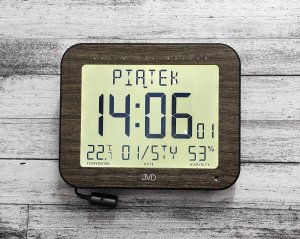 Stacja pogodowa JVD Zegar DH9363.2 Termometr DCF77 Dni Tygodnia w języku polskim 2
