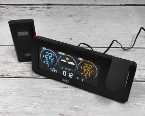 Stacja pogodowa JVD Stacja pogody z projektorem RB3538.1 Zegar Budzik . 4