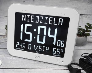 JVD Zegar JVD DH9362.1 Termometr DCF77 Dni Tygodnia po polsku 2