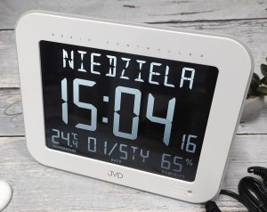 JVD Zegar JVD DH9362.1 Termometr DCF77 Dni Tygodnia po polsku 3
