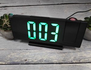 JVD Zegar budzik LED JVD SB3618.1 z termometrem i projekcją . 2