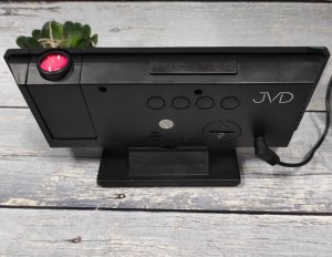 JVD Zegar budzik LED JVD SB3618.1 z termometrem i projekcją . 3