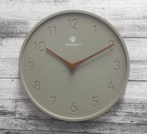 Perfect Zegar ścienny Perfect PE FX-5812 szary 28 cm 2