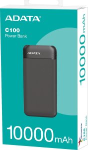 Powerbank ADATA C100 10000mAh Czarny 8