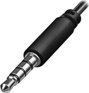 Słuchawki Genius Genius HS-04S, słuchawki z mikrofonem, regulacja głośności, czarno-srebrna, 1x 3.5 mm jack 3