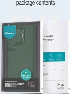 Nillkin Etui Nillkin CamShield Silky Prop Silicone Case Samsung Galaxy S24 Ultra czarne 14
