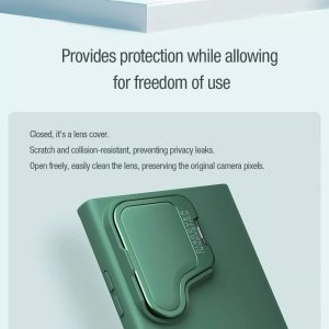 Nillkin Etui Nillkin CamShield Silky Prop Silicone Case Samsung Galaxy S24 Ultra czarne 7