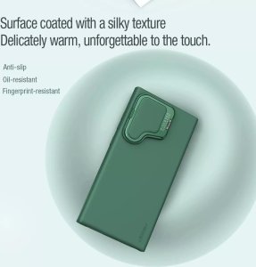 Nillkin Etui Nillkin CamShield Silky Prop Silicone Case Samsung Galaxy S24 Ultra czarne 10