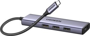HUB USB Ugreen CM511 1x USB-C 1x HDMI  + 3x USB-A 3.2 Gen1 (UGR1678) 12