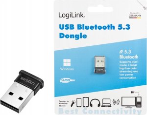 Adapter bluetooth LogiLink LogiLink USB-A BT 5.3 Adapter EDR/Dual-Mode/USB 2.0 6