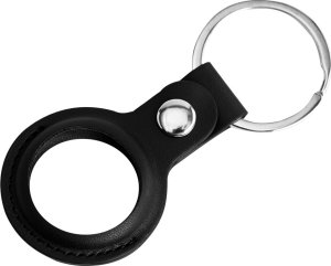 Deltaco Deltaco Schlüsselanhänger AirTag Lederoptik schwarz 4