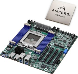 Płyta główna ASRock ASRock Mainboard Kit ALTRAD8UD-1L2T/M128-26 Single Sockel 4926 mit Ampere Altra Max M128-28 2,6 GHz 128 Bit 190W 1