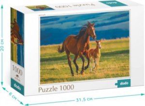 Dodo *****Puzzle 1000el Nauka źrebaka DOB1149 01149 4