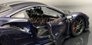 Bburago BBU 1:24 Ferrari 488 Pista BlueWithSilverStr.26026 13
