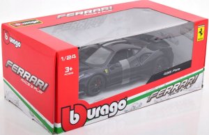 Bburago BBU 1:24 Ferrari 488 Pista BlueWithSilverStr.26026 24