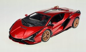 Bburago BBU 1:24 Lamborghini Sian FKP37 Red 21099RD 02702 22