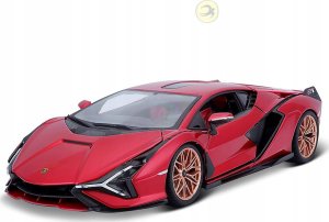 Bburago BBU 1:24 Lamborghini Sian FKP37 Red 21099RD 02702 28