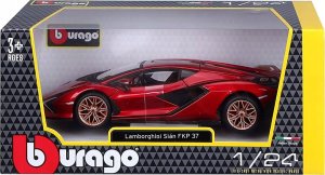 Bburago BBU 1:24 Lamborghini Sian FKP37 Red 21099RD 02702 4