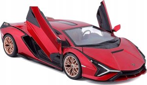 Bburago BBU 1:24 Lamborghini Sian FKP37 Red 21099RD 02702 5