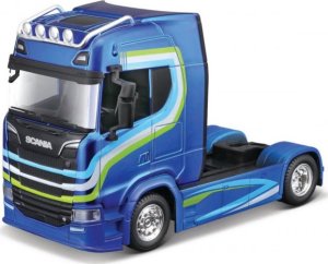 Bburago BBU 1:43 Haulers Custom Cabs Scania blue 32206 1