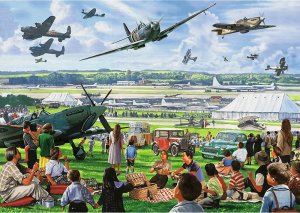 Trefl PUZZLE 1000 PremPlus Tea Time:Pokaz lotniczy 10846 2