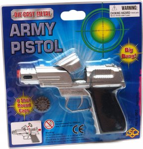 Trifox Pistolet metalowy na kapiszony S902B-BN 26627 8