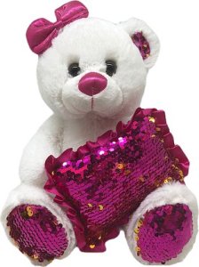 Smily Play Pluszowy miś cekinowa podu.SmilyPlay SP84390 43908 2