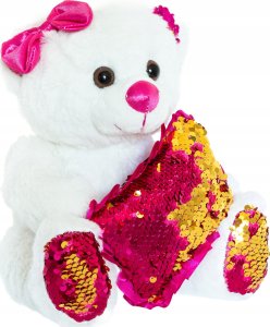 Smily Play Pluszowy miś cekinowa podu.SmilyPlay SP84390 43908 4