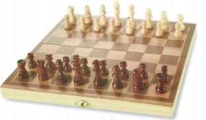 W&K Warcaby drewniane 29x29 JYWK389 14386 2