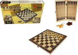 W&K Warcaby drewniane 29x29 JYWK389 14386 4