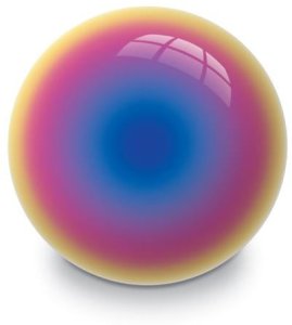 Icom Mondo piłka 230mm Rainbow 26045 2