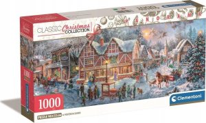 Clementoni CLE puzzle 1000 Panorama Christmas+poster 39927 1