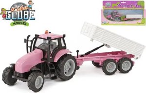 Hipo Traktor z przyczepą św/dźw metal róż 510241 79417 11