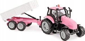 Hipo Traktor z przyczepą św/dźw metal róż 510241 79417 12