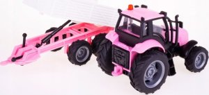 Hipo Traktor z przyczepą św/dźw metal róż 510241 79417 6
