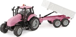 Hipo Traktor z przyczepą św/dźw metal róż 510241 79417 9