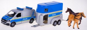 Hipo VW T6 Policja z przyczepą na konie 520359 05342 11